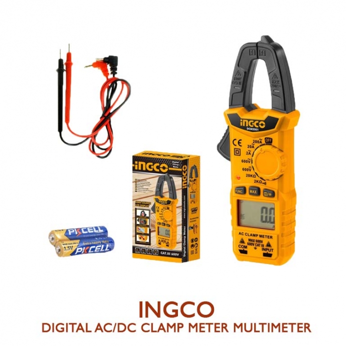 Digital AC/DC Clamp Meter Multimeter 2000