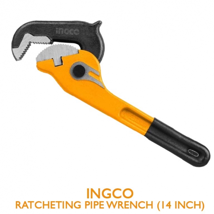 Ratcheting Pipe Wrench (14inch) 