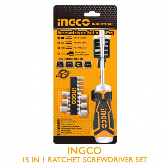 15 In 1 Ratchet Screwdriver Set  