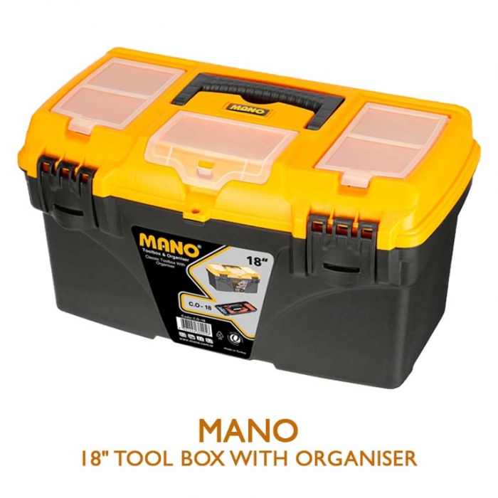 TOOL BOX WITH ORGANISER 18 INCH  