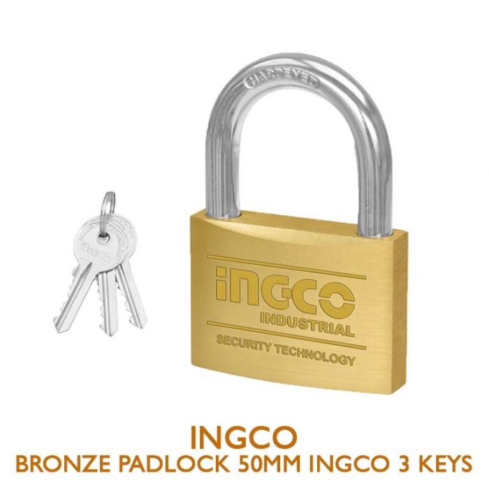 Heavy Duty Brass Padlock 50mm  