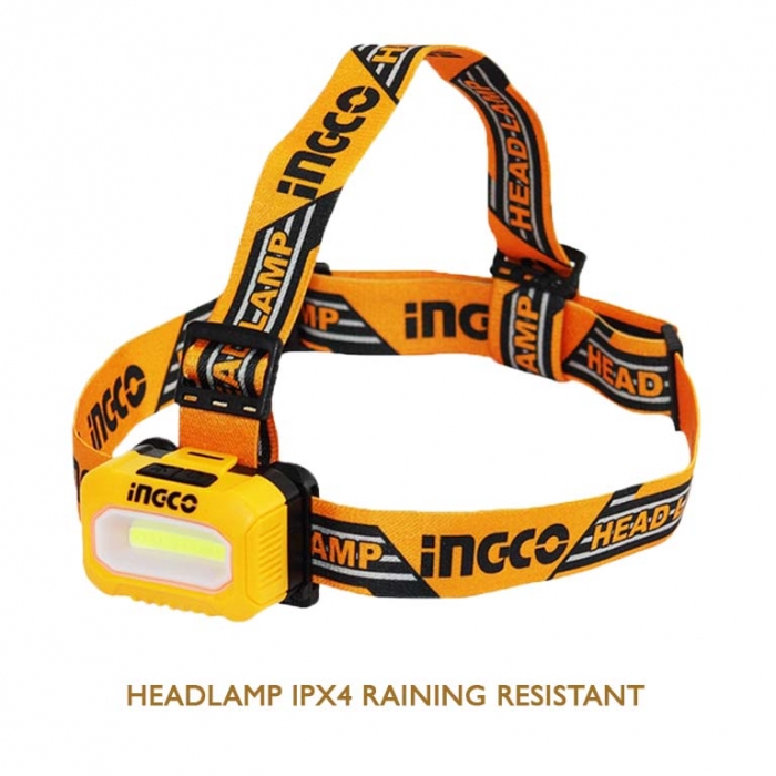 Headlamp IPX4 Raining Resistant