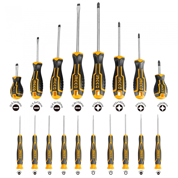 18 PCS Screwdriver and Precision Screwdriver Set  