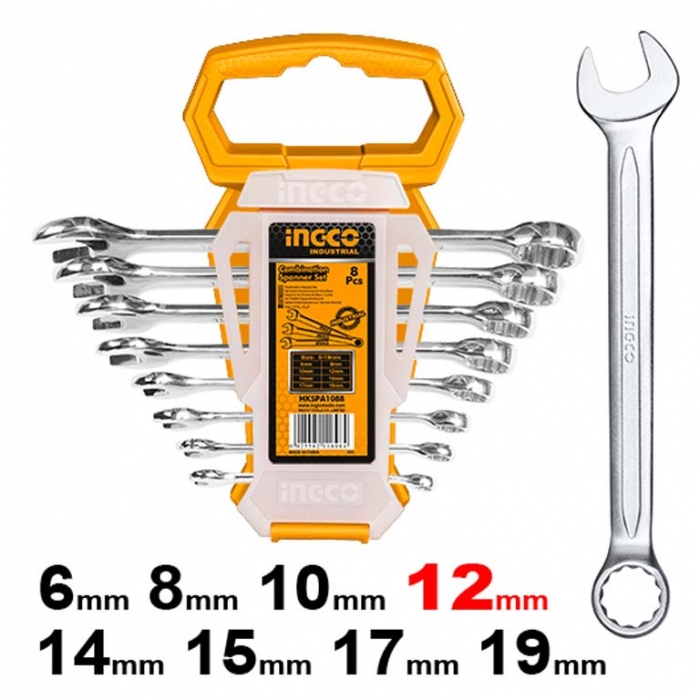 8PCS COMBINATION SPANNER SET